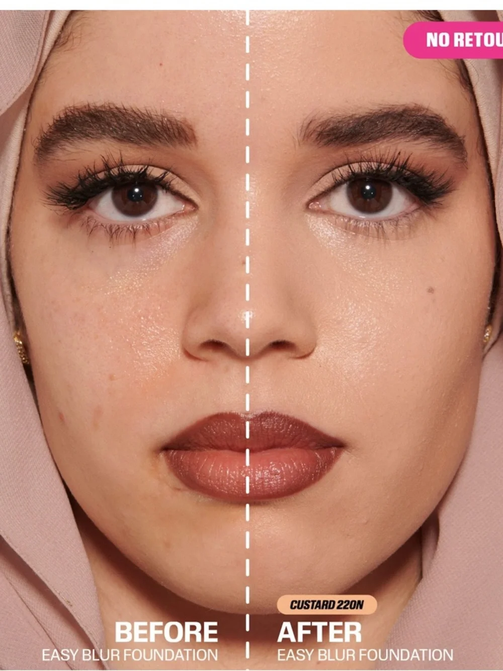 🌻 Huda Beauty 220N Custard Easy Blur Natural Airbrush Foundation New 10ml